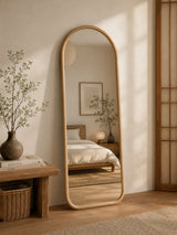 BÅGE – Boogspiegel Natural Oak 180 × 70 cm