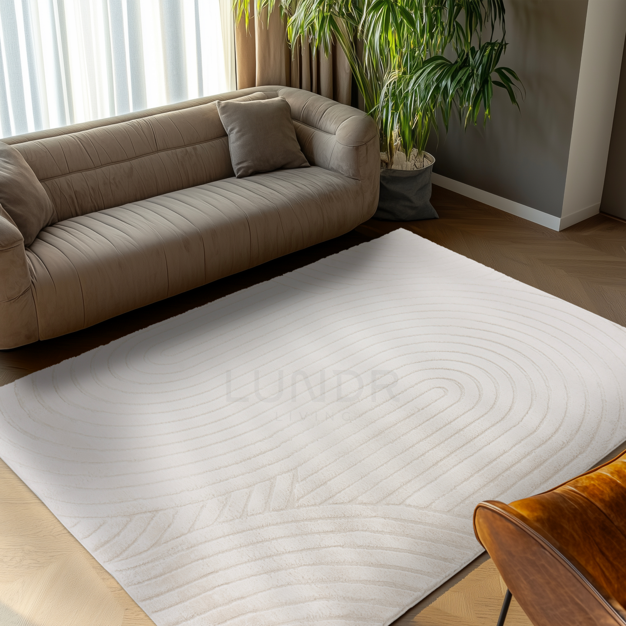 VÅG – Japandi Vloerkleed Ivory