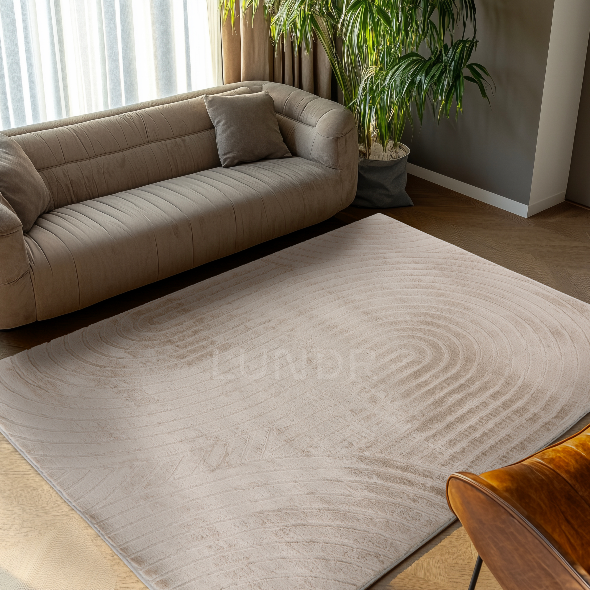 VÅG – Japandi Vloerkleed Light Taupe