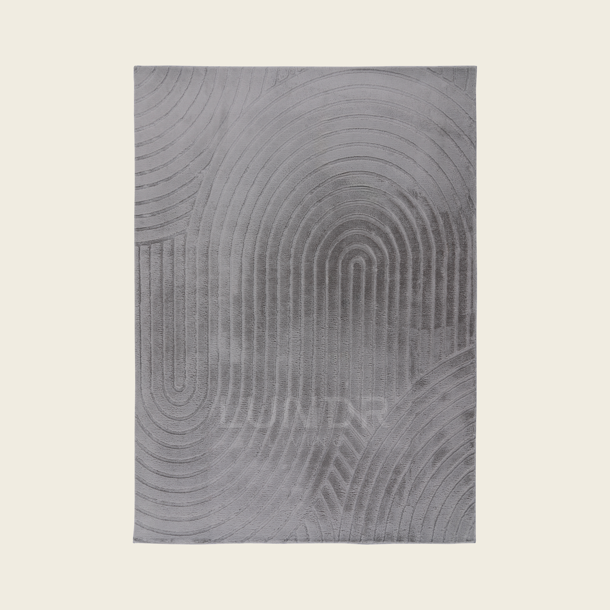 VÅG – Japandi Vloerkleed Silver