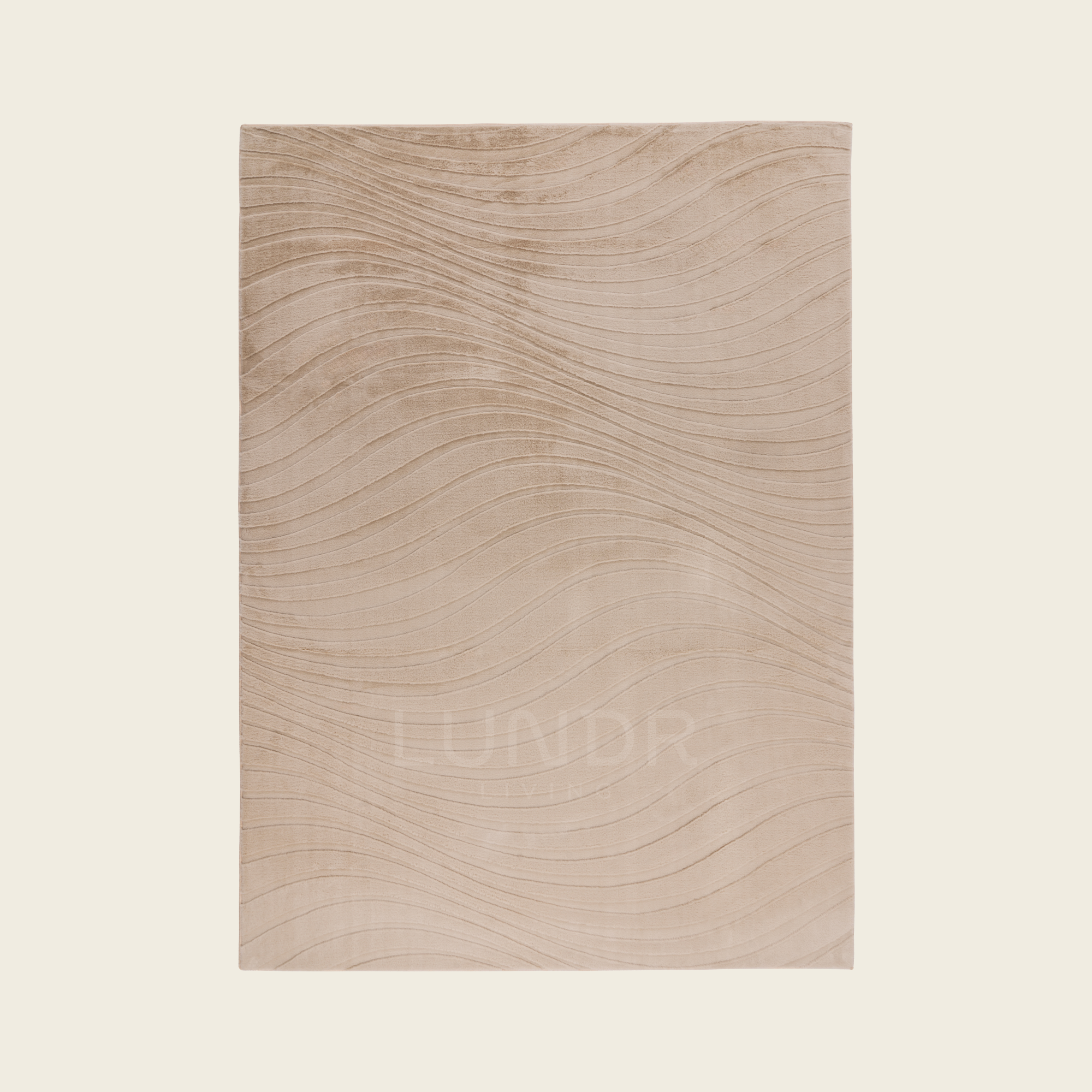 VÅG WAVE – Japandi Vloerkleed Beige