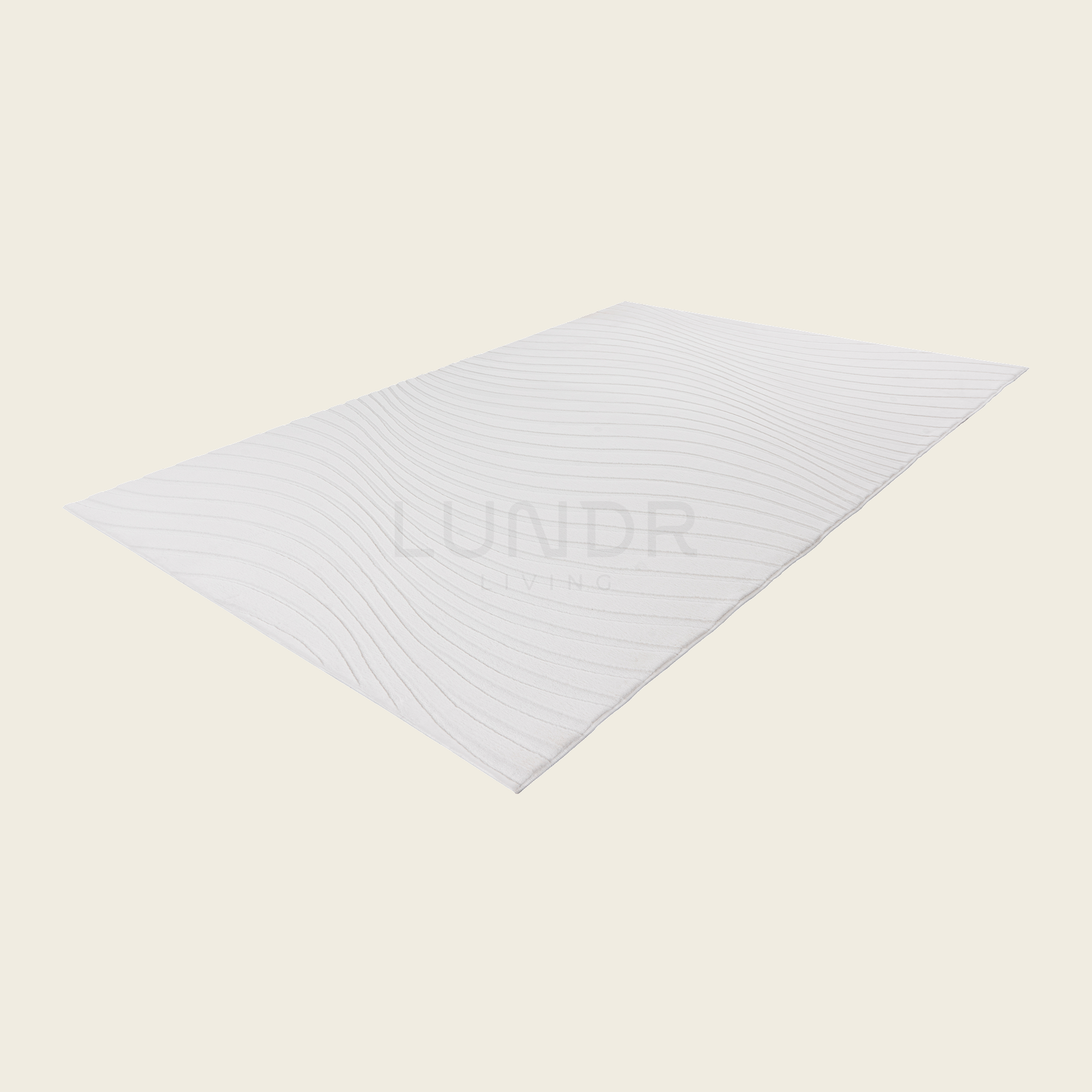 VÅG WAVE – Japandi Vloerkleed Ivory