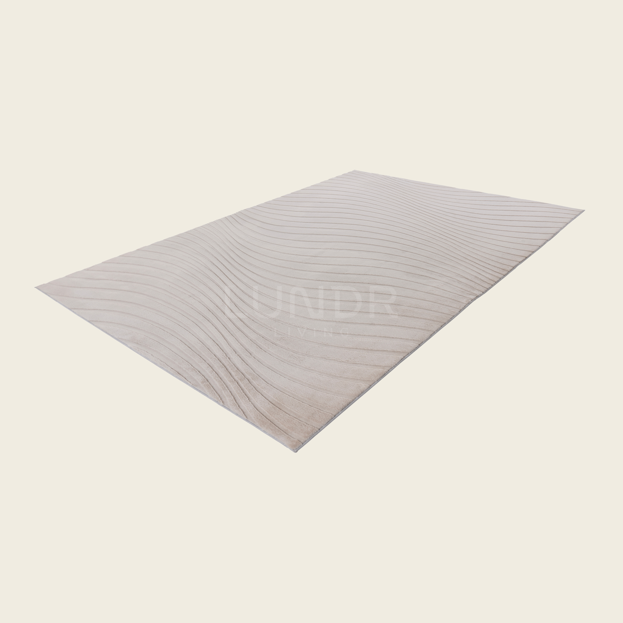 VÅG WAVE – Japandi Vloerkleed Light Taupe