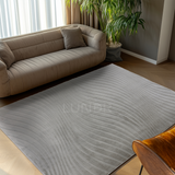 VÅG WAVE – Japandi Vloerkleed Silver