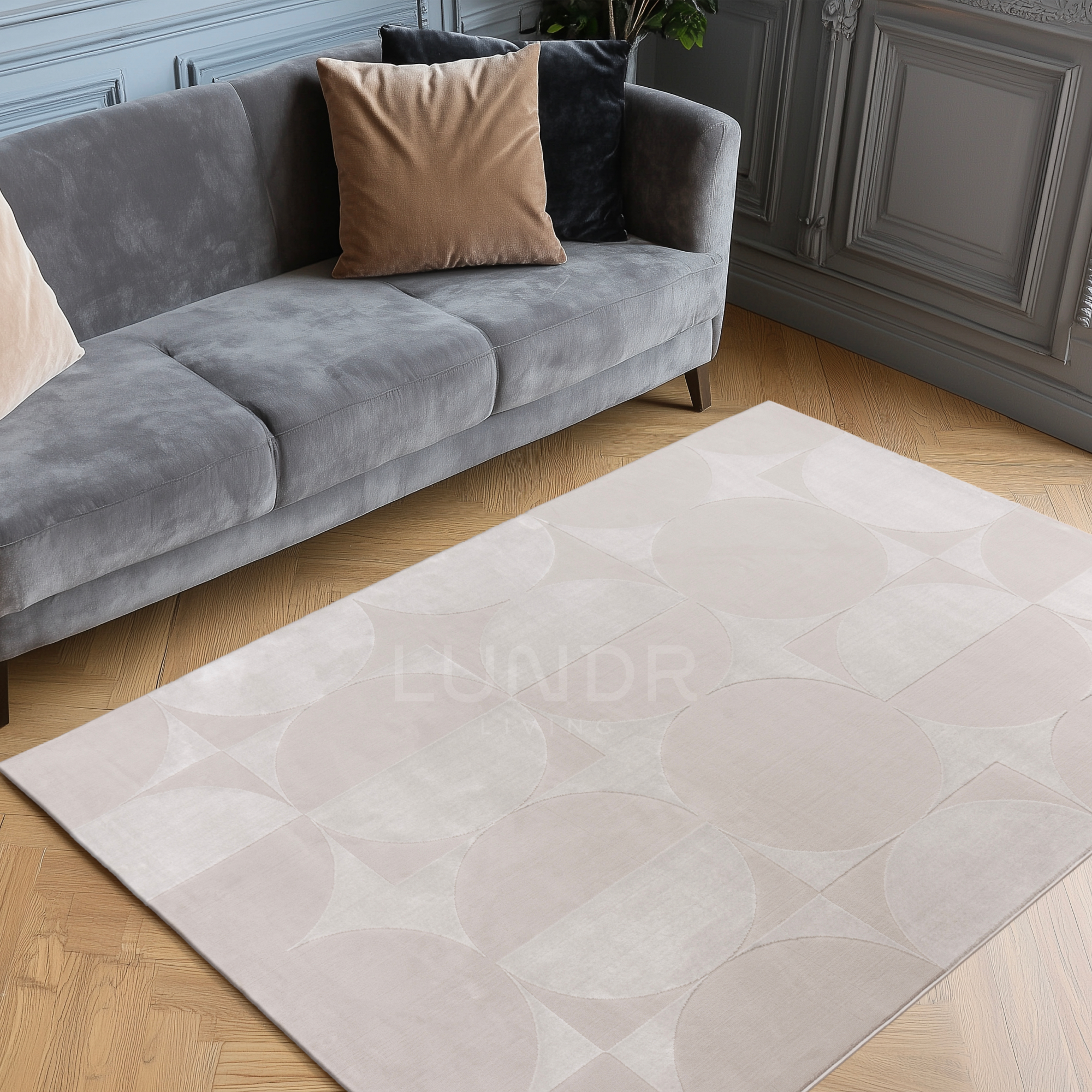 CIRKA – Japandi Vloerkleed Silver