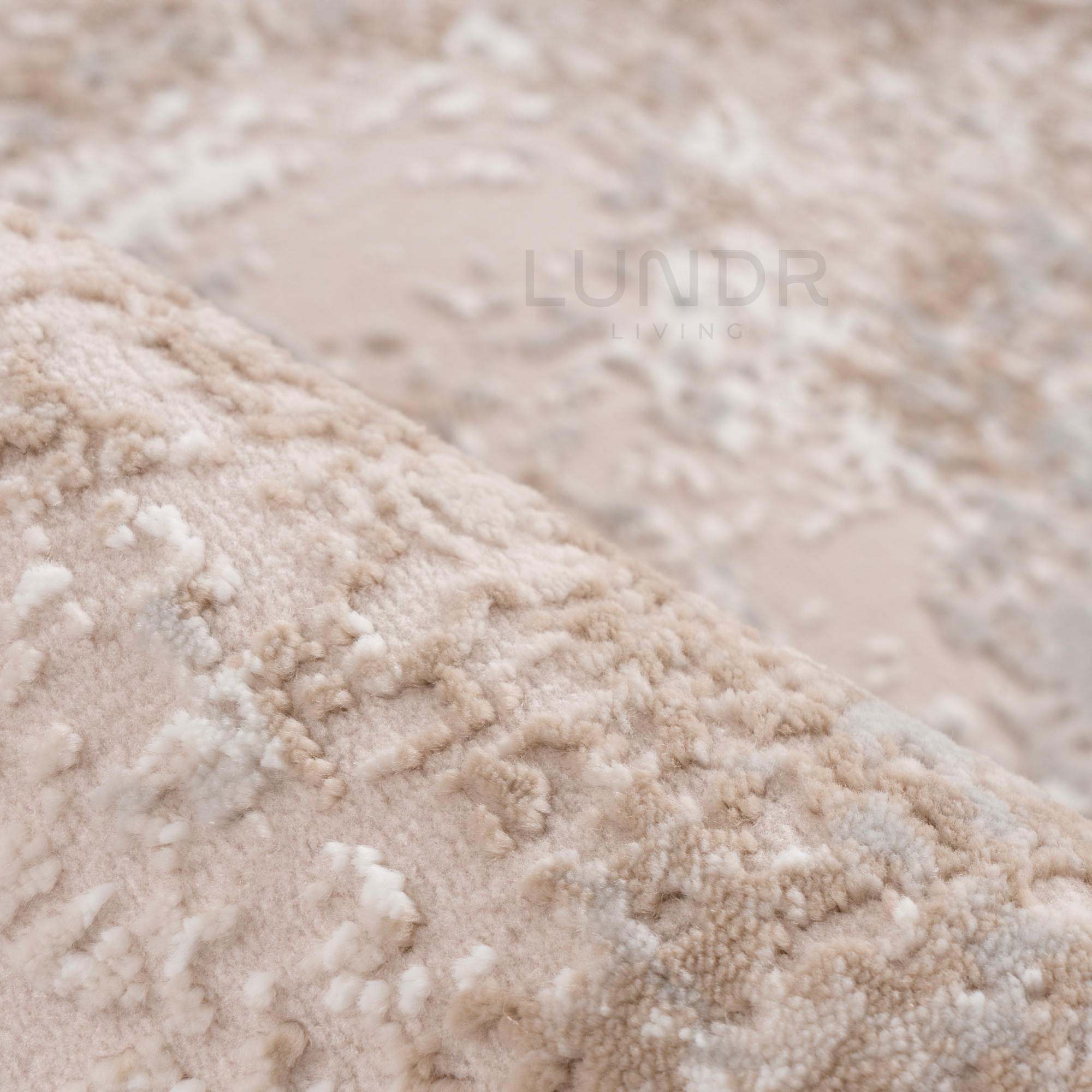 LUME – Japandi Soft Abstract Vloerkleed Beige