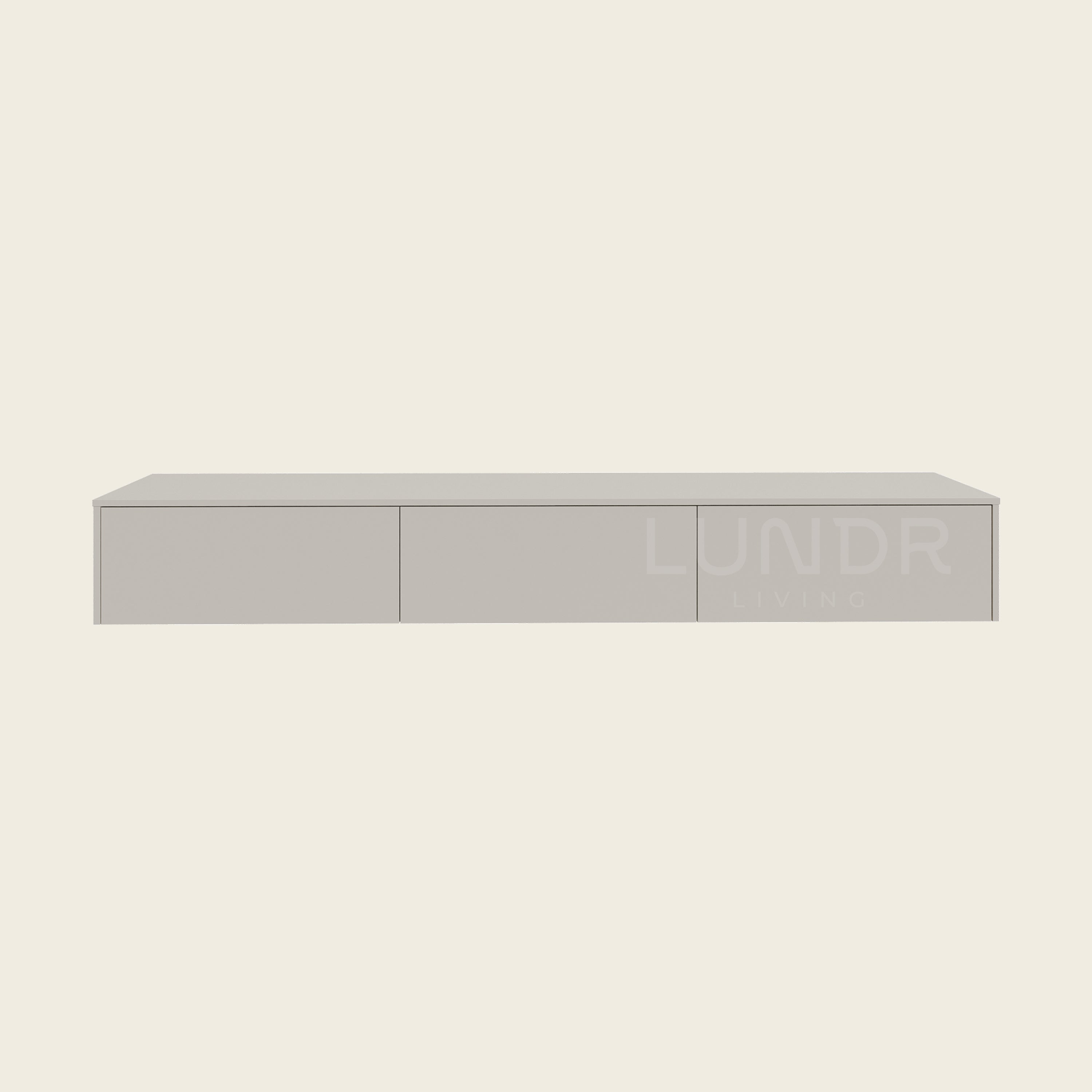 SOREN – Zwevend TV-Meubel 180 cm - Beige