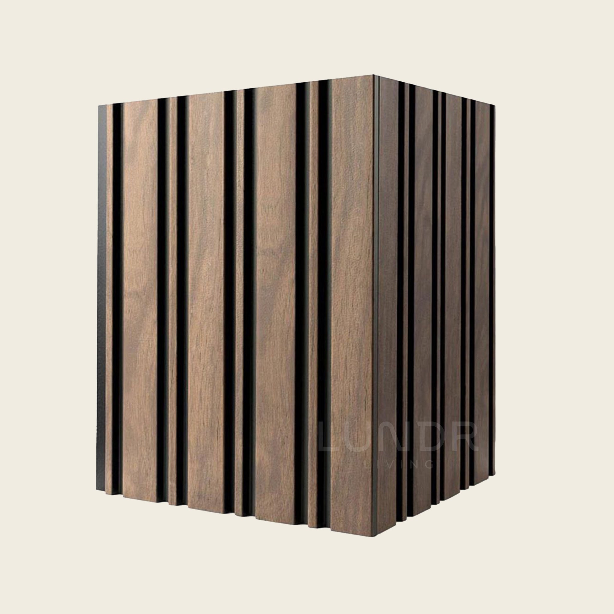 NOVA – 3D Wandpanelen – Walnoot – 270x12 cm