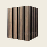 NOVA – 3D Wandpanelen – Walnoot – 270x12 cm