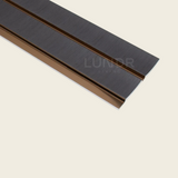 LYRA – 3D Wandpanelen Kunststof – Antraciet 270×12 cm