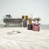 SVÄLJA – Japandi Organisch Vloerkleed Ivory