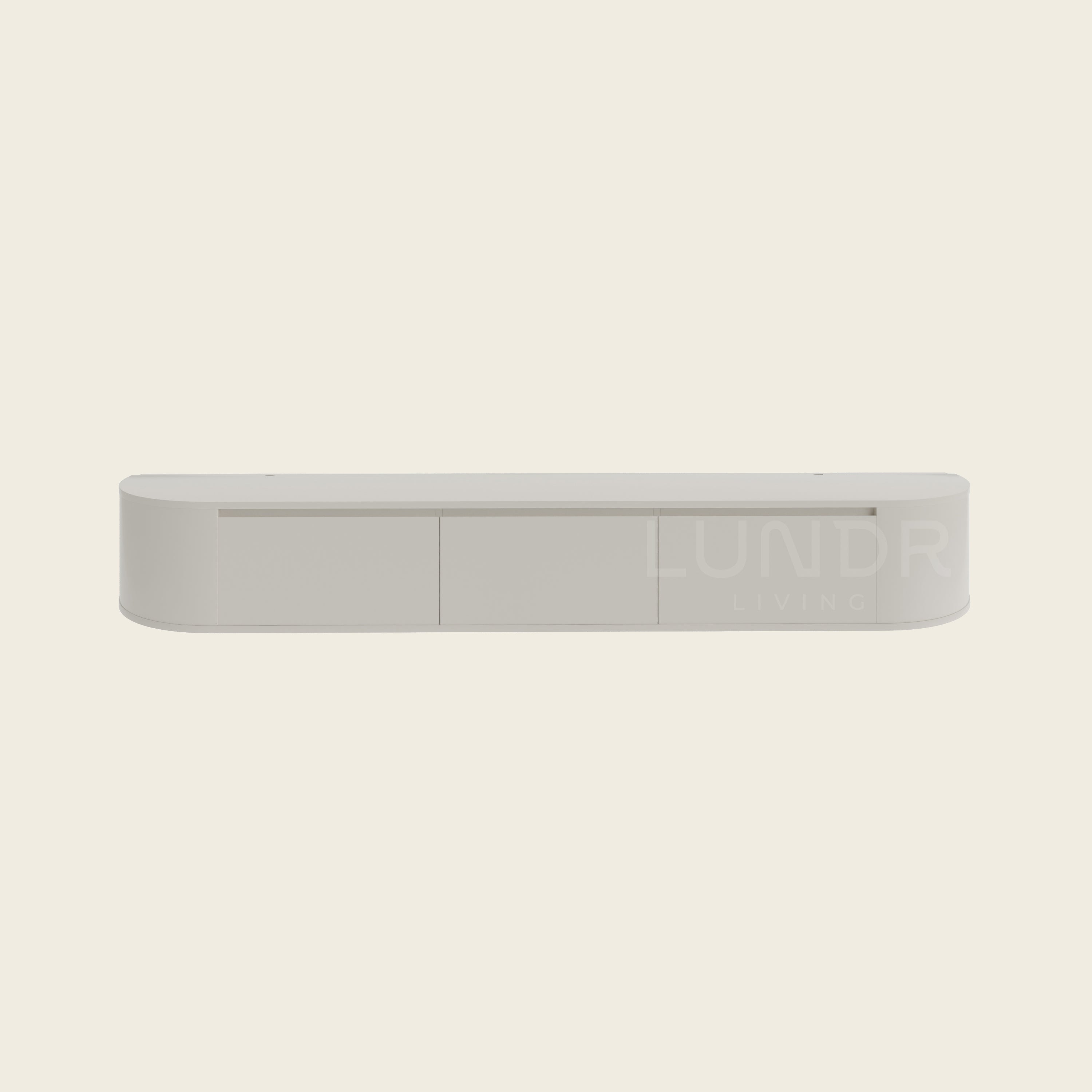 NOOR – Zwevend TV-Meubel 240 cm - Beige
