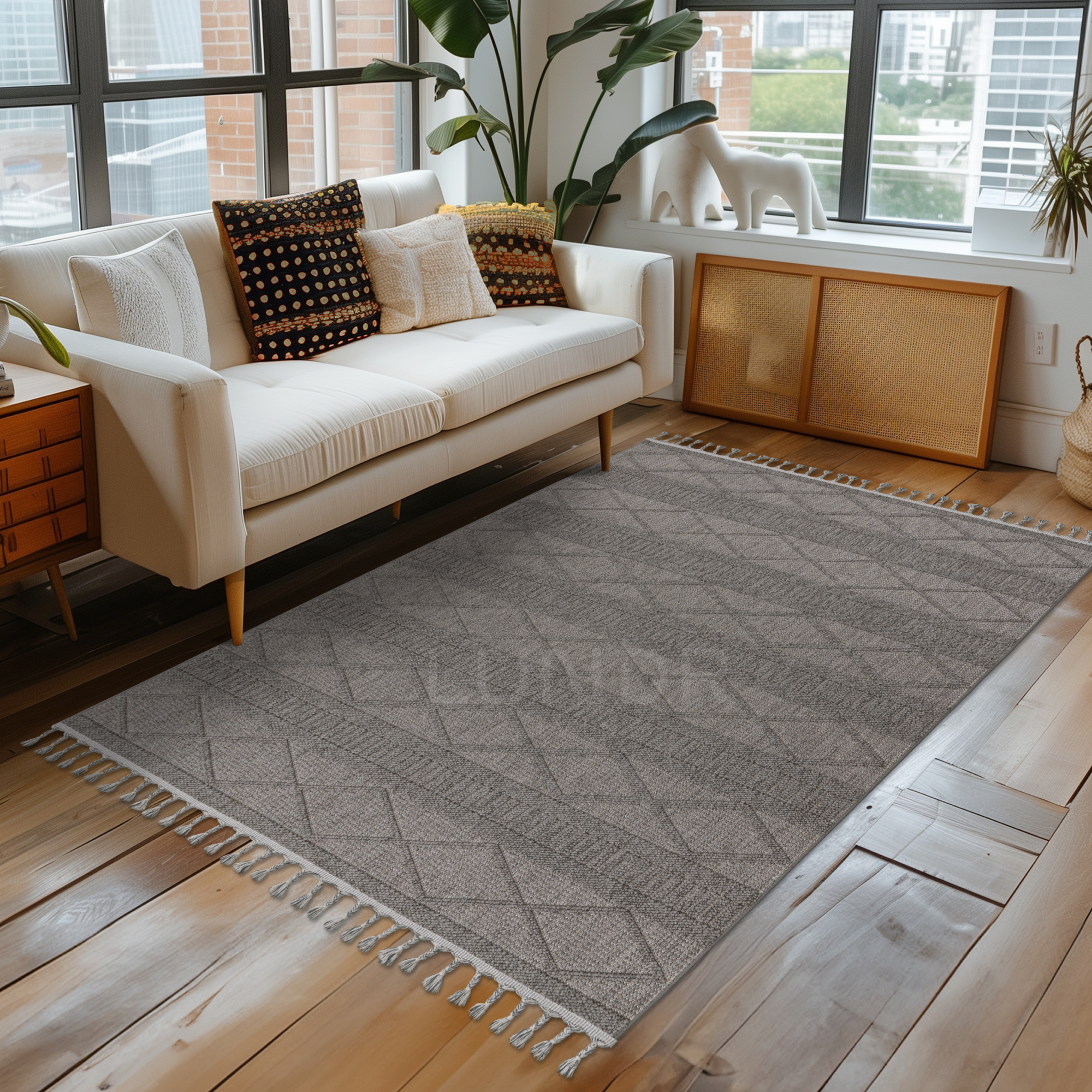 TOVA – Berber Vloerkleed Grey