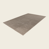 LINJE – Japandi Textured Line Vloerkleed Silver