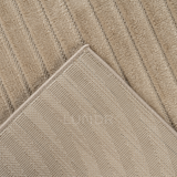 LINJE – Japandi Textured Line Vloerkleed Beige