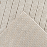 LINJE – Japandi Textured Line Vloerkleed Ivory