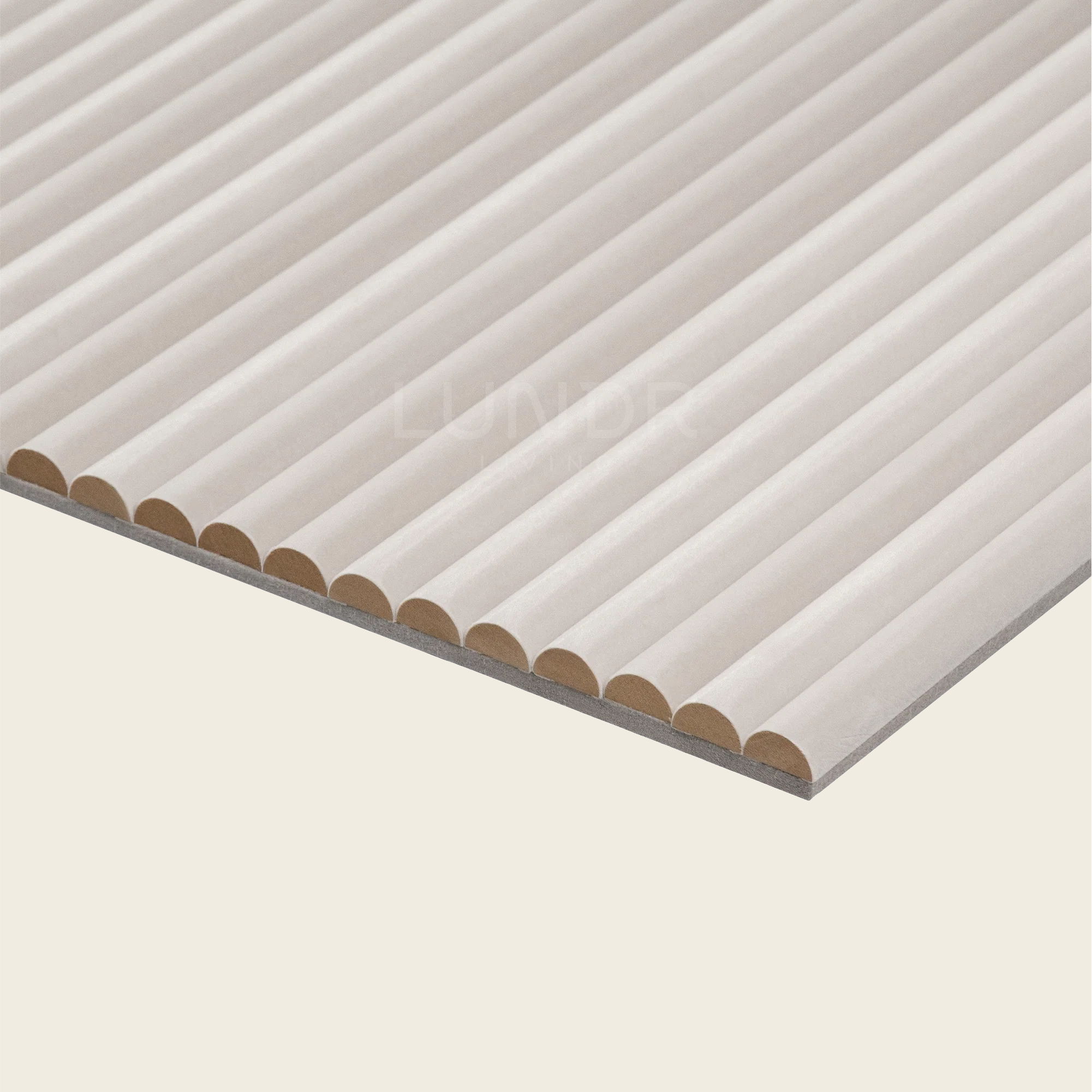 VELORA – Akoestisch Suede Wandpaneel 280×60 cm x 2.4 cm – Cloud Velvet