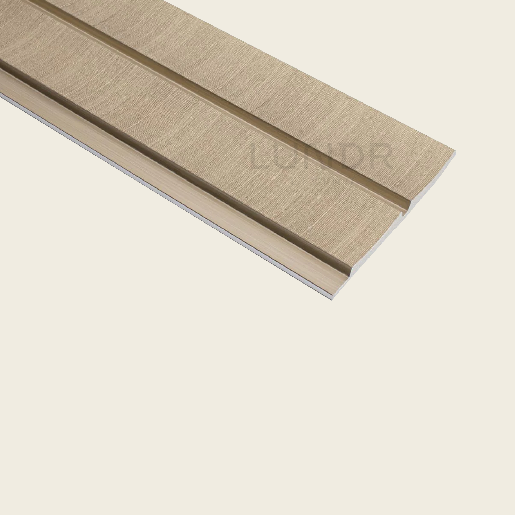 LYRA – 3D Wandpanelen Kunststof – Beige 270×12 cm