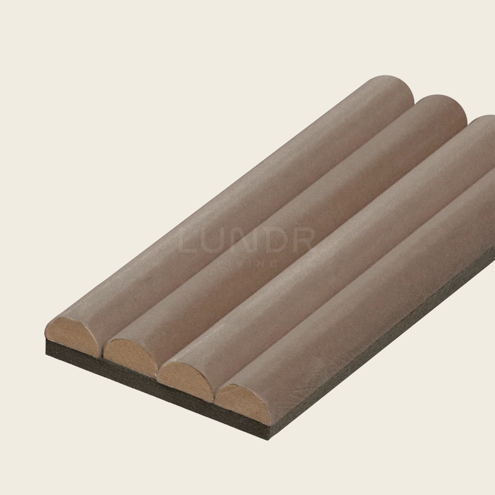 VELORA – Sample Espresso Velvet – Proefstaal Akoestisch Suede Wandpaneel