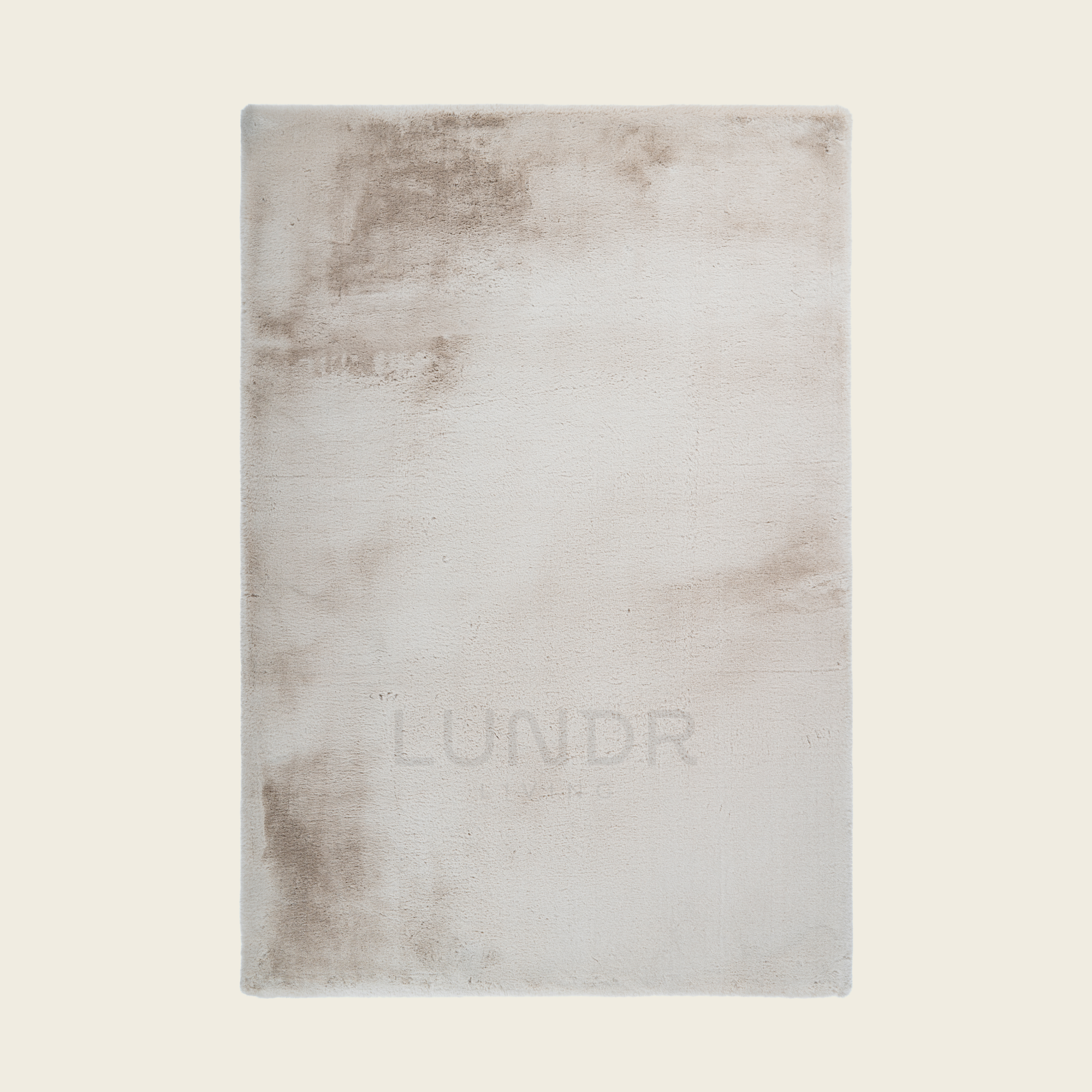 MJUK – Fluffy Vloerkleed Beige