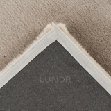 MJUK – Fluffy Vloerkleed Taupe