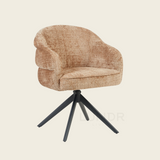 Eetkamerstoel SAGA – Cinnamon – Poot Black