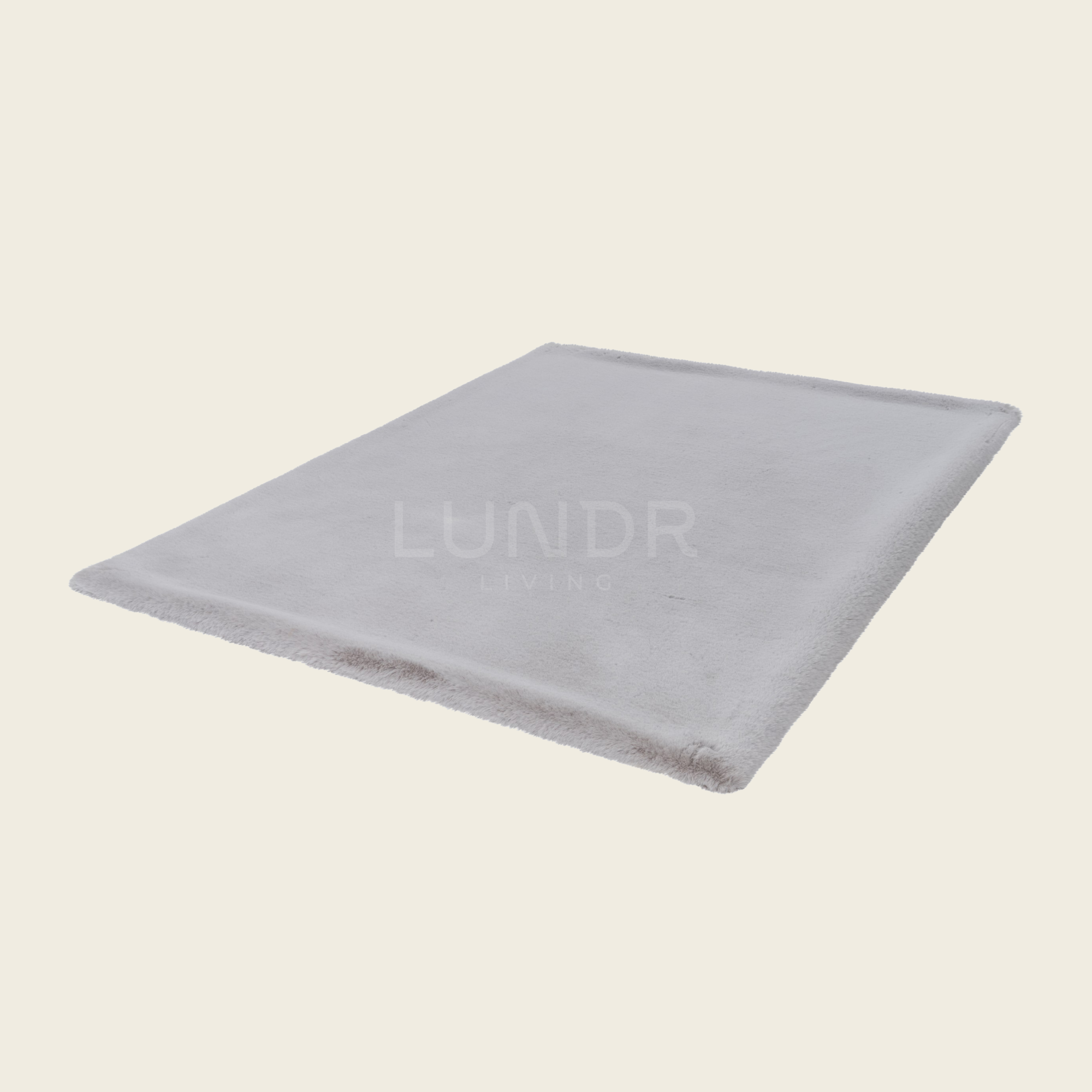 MJUK – Fluffy Vloerkleed Silver