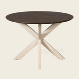 SVEA – Ronde Eettafel 110 cm - Bruin - Poot Sand