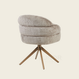 Eetkamerstoel SAGA – Clay – Poot Bronze