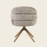 Eetkamerstoel SAGA – Clay – Poot Bronze