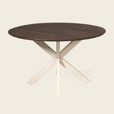 SVEA – Ronde Eettafel 150 cm - Bruin - Poot Sand