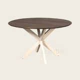 SVEA – Ronde Eettafel 150 cm - Bruin - Poot Sand