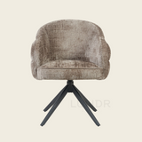 Eetkamerstoel SAGA – Clay – Poot Black