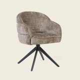 Eetkamerstoel SAGA – Clay – Poot Black