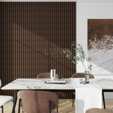 NOVA – 3D Wandpanelen – Walnoot – 270x12 cm