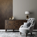 NOVA – 3D Wandpanelen – Walnoot – 270x12 cm