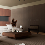 VELORA – Akoestisch Suede Wandpaneel 280×60 cm x 2.4 cm  – Espresso Velvet