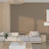 VELORA – Akoestische wandpanelen 280×60 cm x 2.4 cm – Sandstone Space Velvet