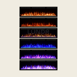 NORDEN – Elektrische Sfeerhaard - 42 inch - 106 cm - Inbouwhaard