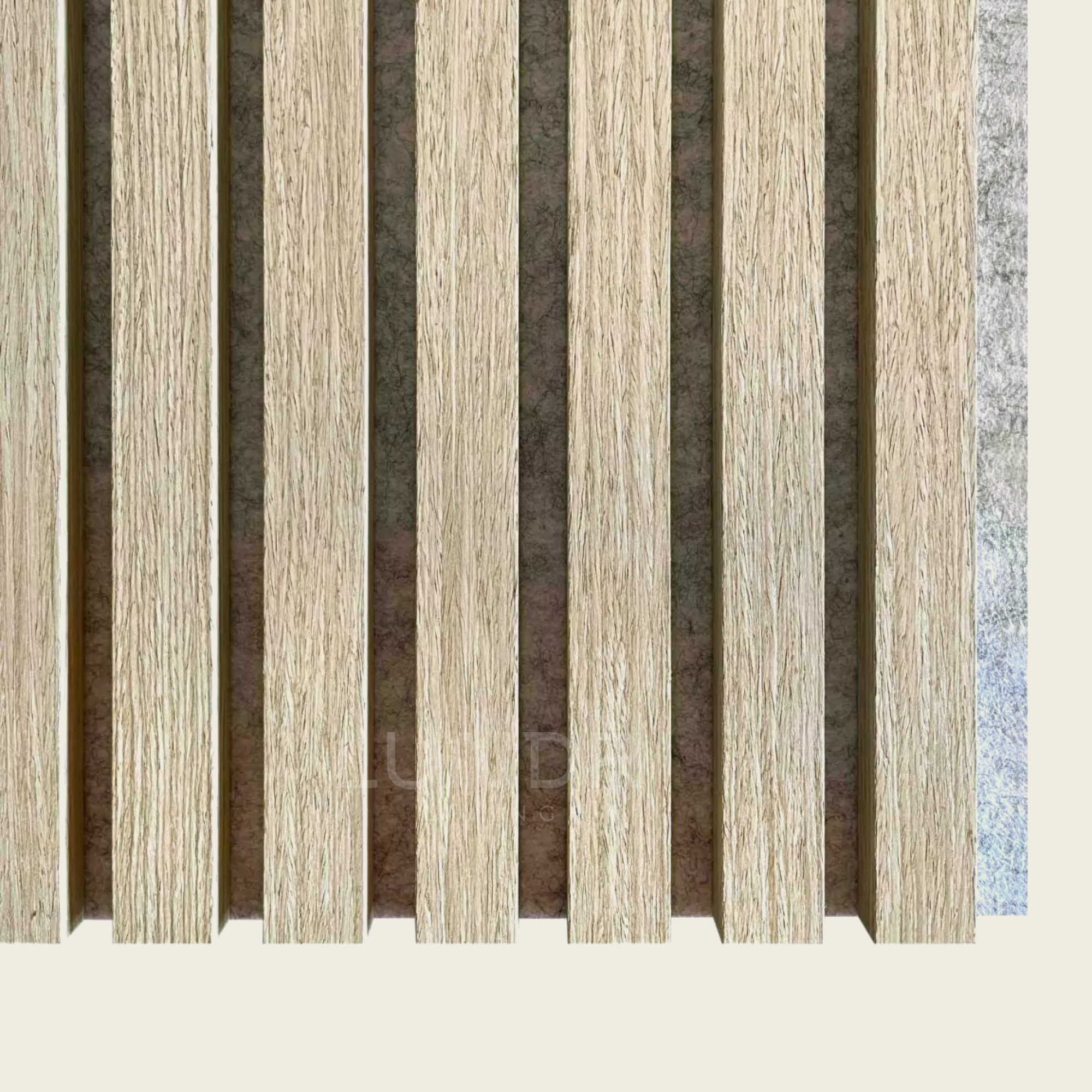 ASKA – Akoestische panelen - Klassiek Eiken met Grijs Vilt 280x60 cm