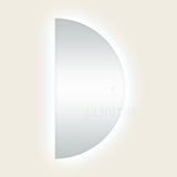 LUND – Halve Spiegel met LED-verlichting 140×70 cm