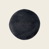 MJUK RUND – Fluffy Rond Vloerkleed Graphite