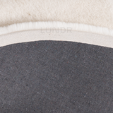 MJUK RUND – Fluffy Rond Vloerkleed Ivory
