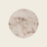MJUK RUND – Fluffy Rond Vloerkleed Light Taupe