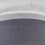 MJUK RUND – Fluffy Rond Vloerkleed Silver