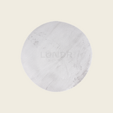 MJUK RUND – Fluffy Rond Vloerkleed Silver