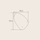 LUND – Organische Spiegel met LED-verlichting