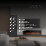 NORDEN – Elektrische Sfeerhaard - 42 inch - 106 cm - Inbouwhaard