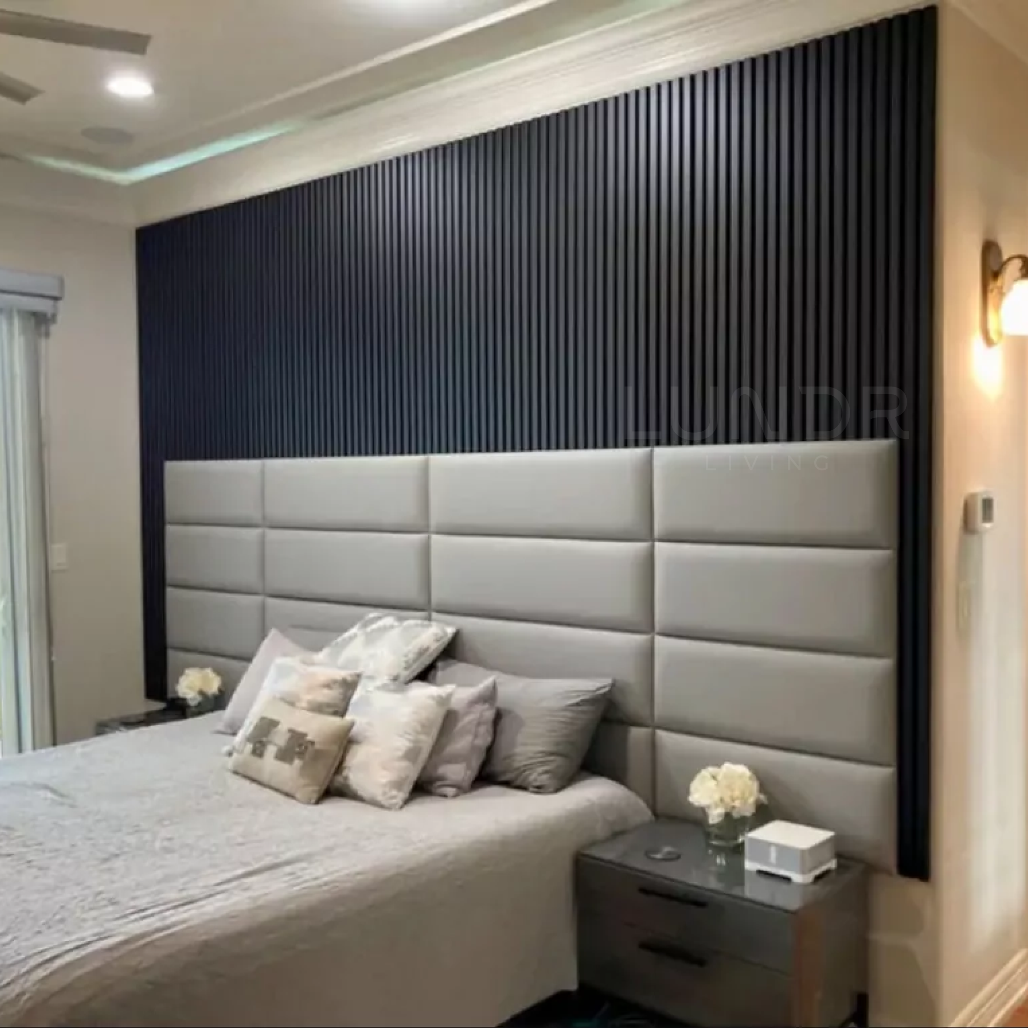 ASKA – Akoestische panelen - Eiken Zwart 280x60 cm