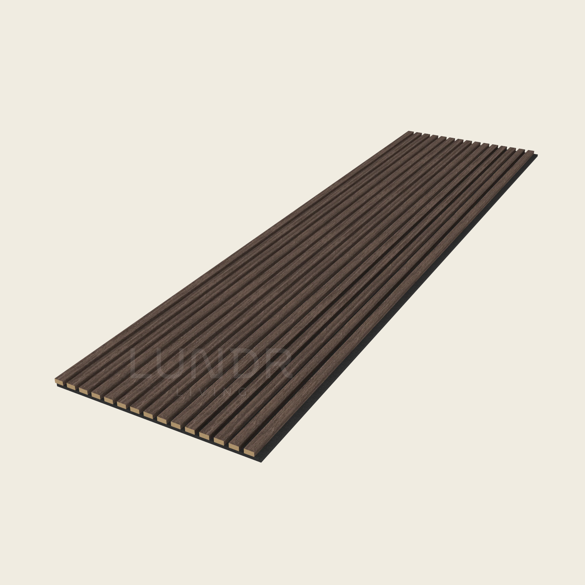 ASKA – Akoestische panelen - Eiken Dark Walnoot 300x60 cm